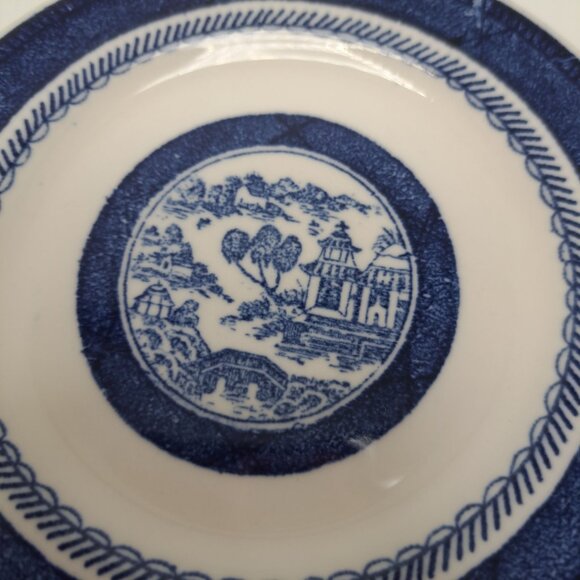 Vintage Syracuse China Old Cathay Tea Bread Plate Blue White Replacement Decor - Picture 1 of 5